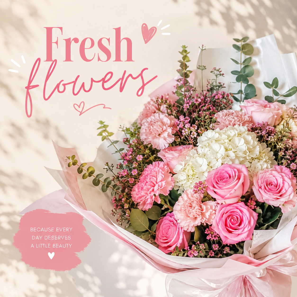 ADD-ON • Fresh Flower Centerpiece